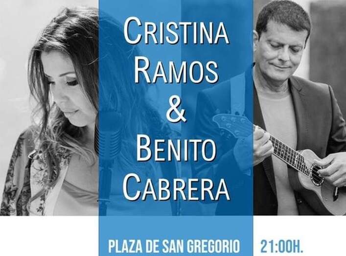 Cartel del concierto de Cristina Ramos y el timplista Benito Cabrera/TA.